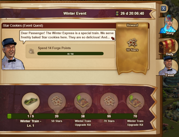 forge of empires winter event quests 2019